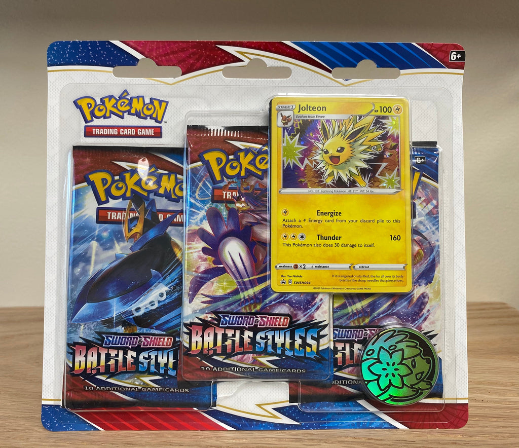 Pokémon TCG: Sword & Shield: Battle Styles - 3-Pack Blister (Jolteon)