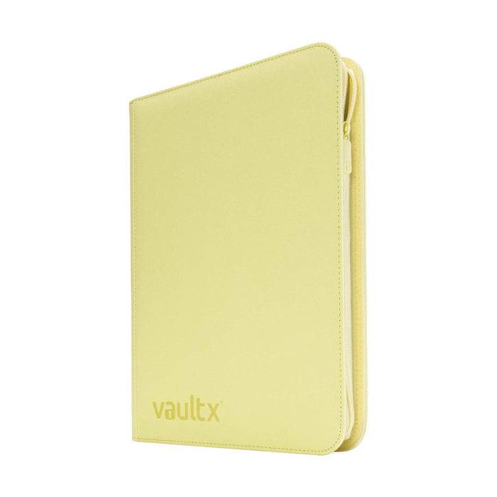 Vault X: 9-Pocket Zip Binder (Pastel Yellow)