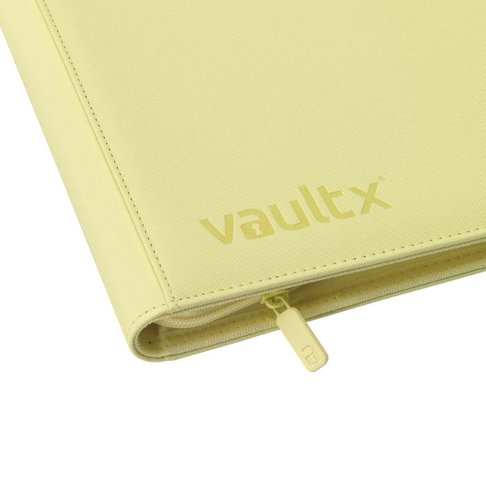 Vault X: 9-Pocket Zip Binder (Pastel Yellow)