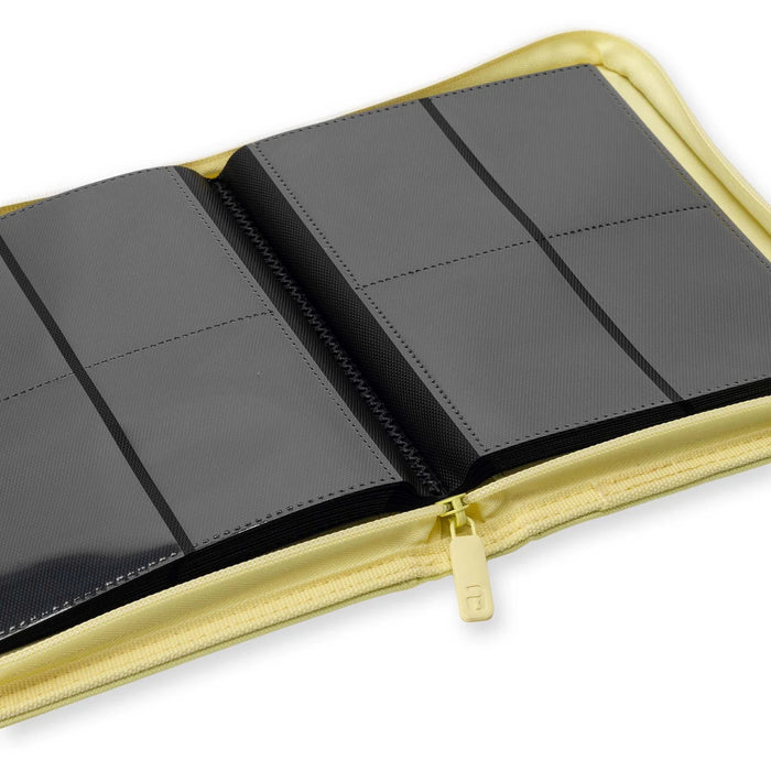Vault X: 4-Pocket Zip Binder (Pastel Yellow)