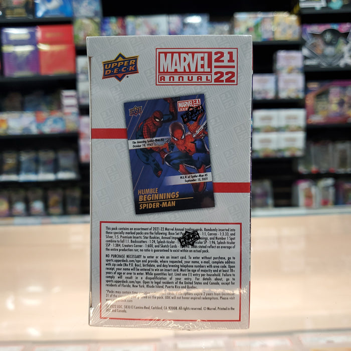 2021-22 Upper Deck Marvel Annual Blaster Box