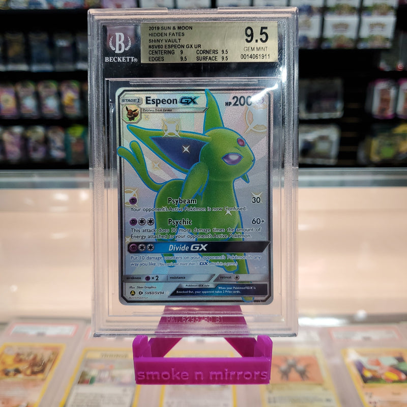 PSA 10 fashion GEM MINT Pokemon Espeon GX Hidden Fates SV60/SV94