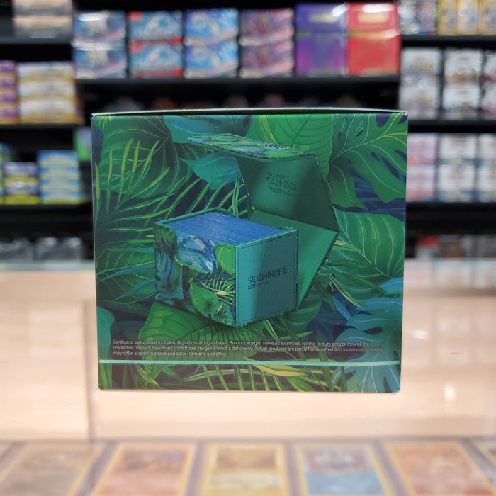 Ultimate Guard - Sidewinder XenoSkin Deck Case 2023 Exclusive 100+ CT - Rainforest Green