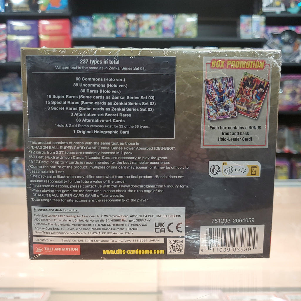 Dragon Ball Super: ZENKAI Collector Booster Box - 237 Cards for sale online