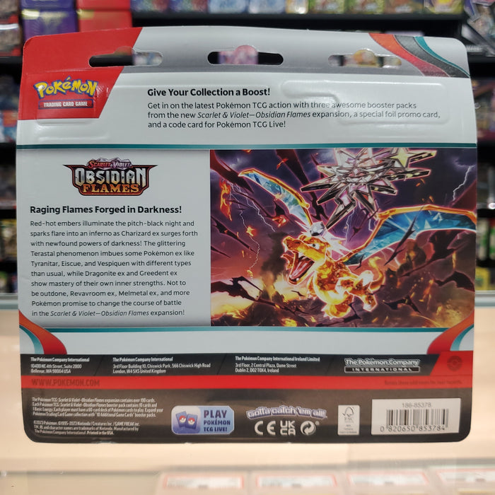 Pokémon TCG: Scarlet & Violet: Obsidian Flames - 3-Pack Blister (Houndstone)