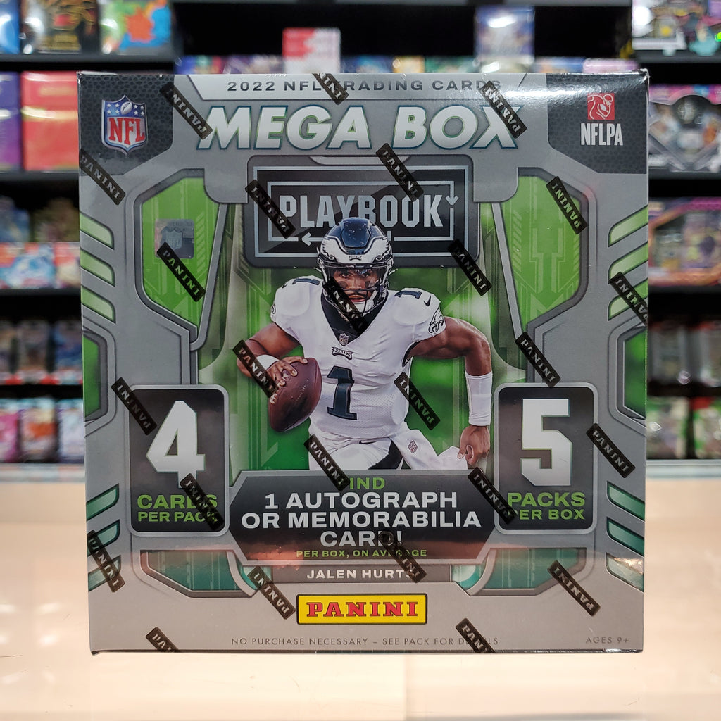 2020 Panini Playbook NFL Trading Cards Mega Box 1 Autograph or Memorabilia  Per Box New in The Box Sealed