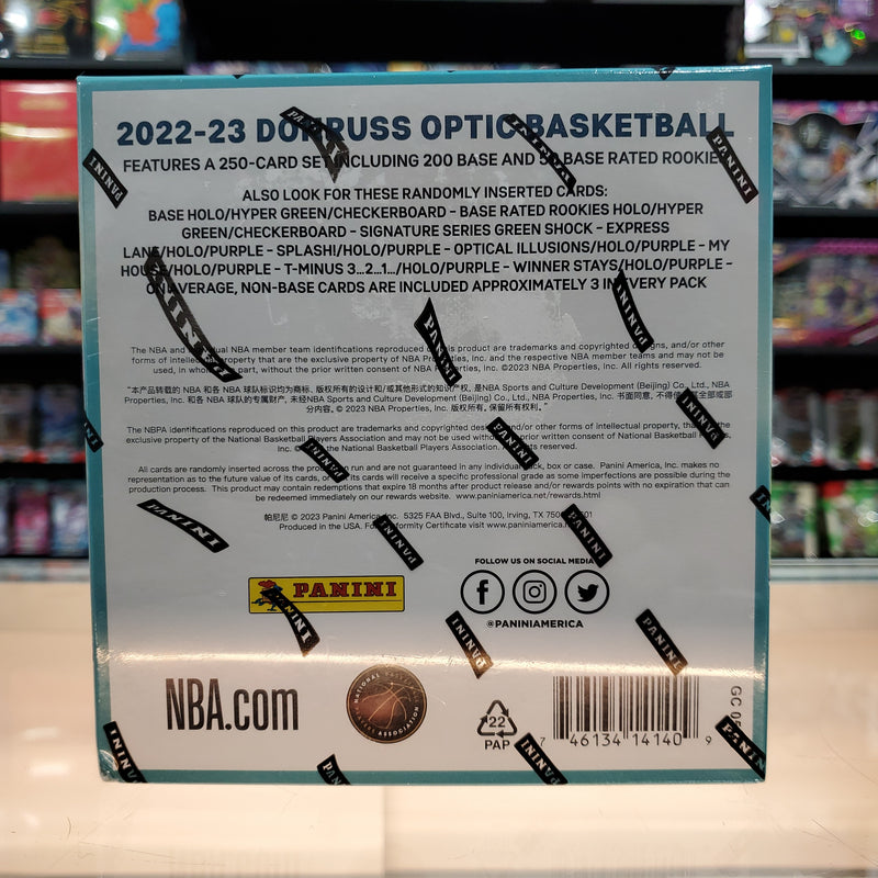 2022-23 Donruss Optic Basketball Mega Box (Hyper Green Prizms)