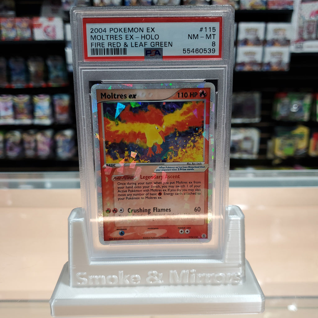 Pokemon card Moltres Ex 115/112 Ex Fire Red & Leaf Green 2004 Holo
