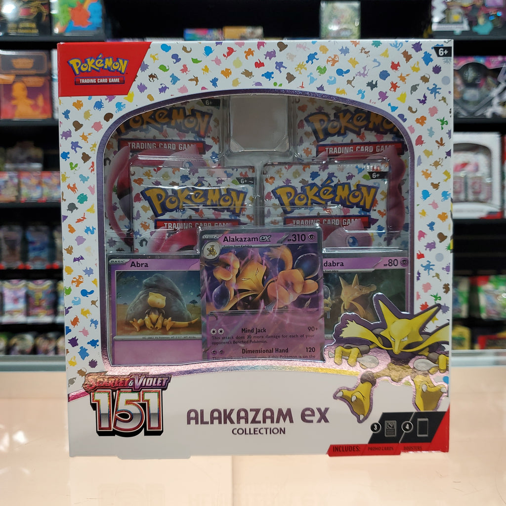 Pokemon Scarlet & Violet: 151 Alakazam EX 6 Box Case