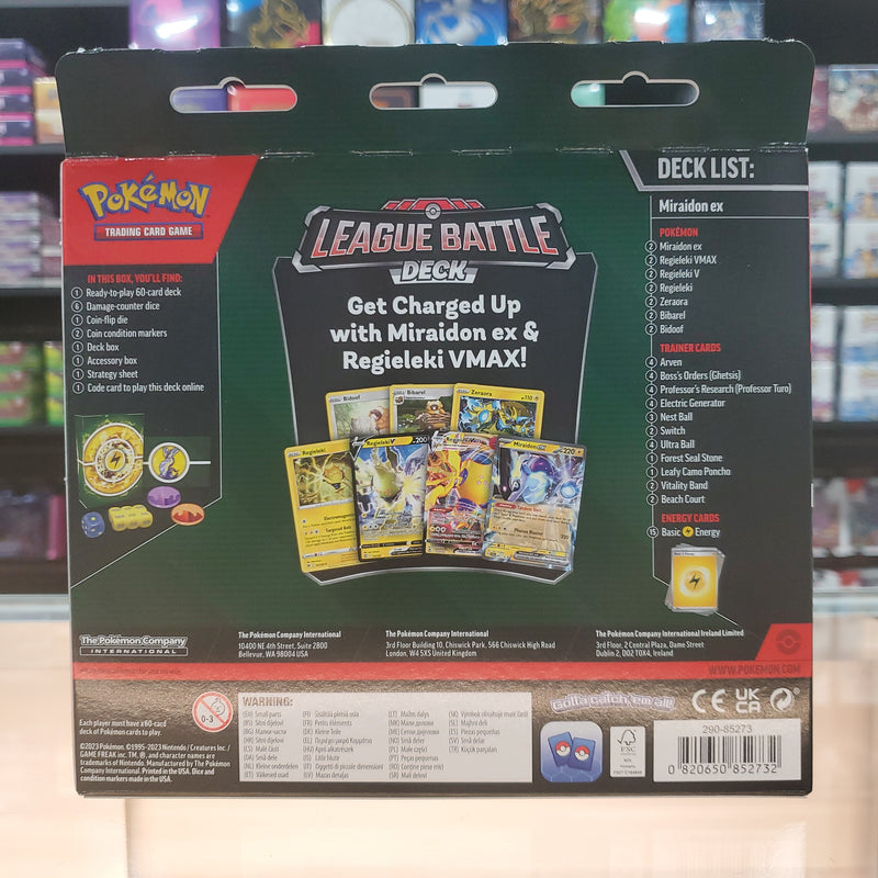 Pokémon TCG: League Battle Deck - Miraidon ex — Boutique Awesome