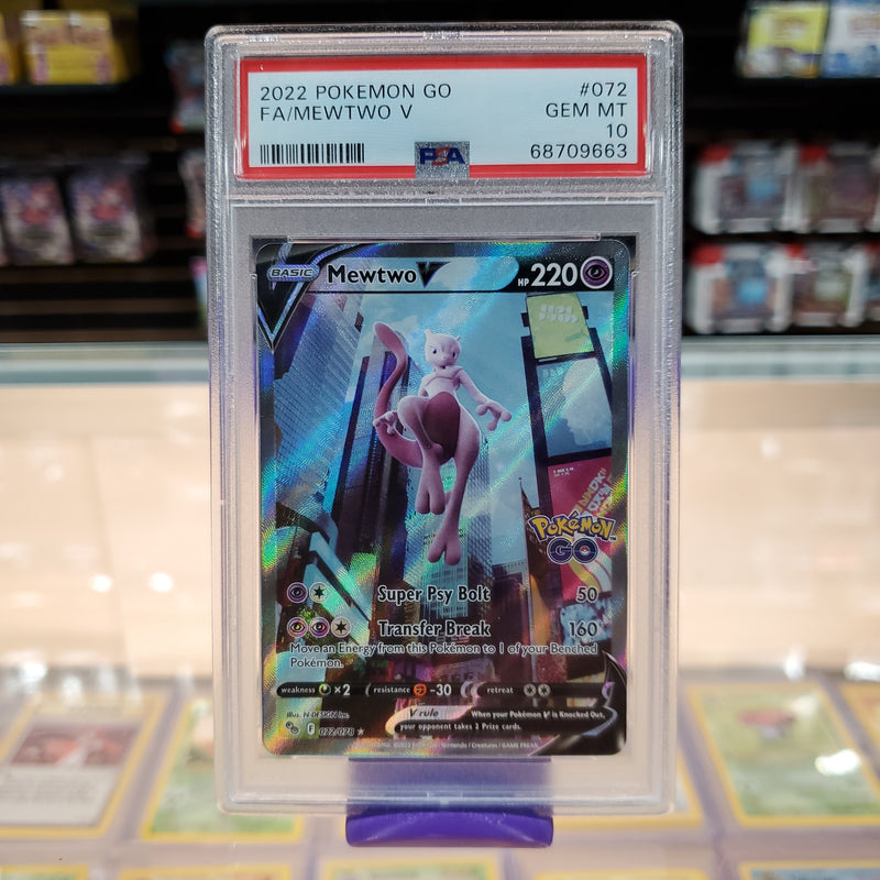 Mewtwo V (072/078) [Pokémon GO] PSA 10