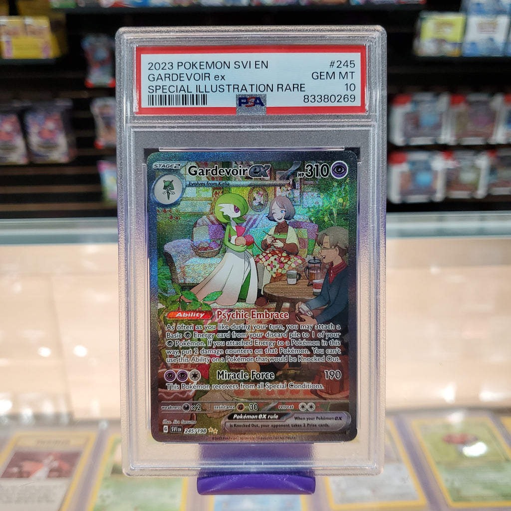 PSA good 9 Pokémon TCG Gardevoir ex Scarlet & Violet Base Set 245/198 Holo Secret