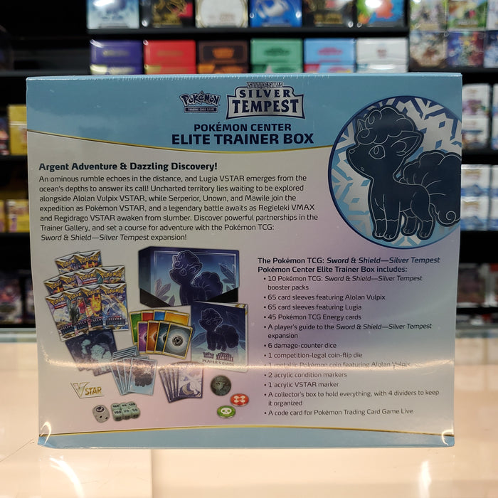 Pokémon TCG: Sword & Shield: Silver Tempest - Elite Trainer Box (Pokemon Center Exclusive)