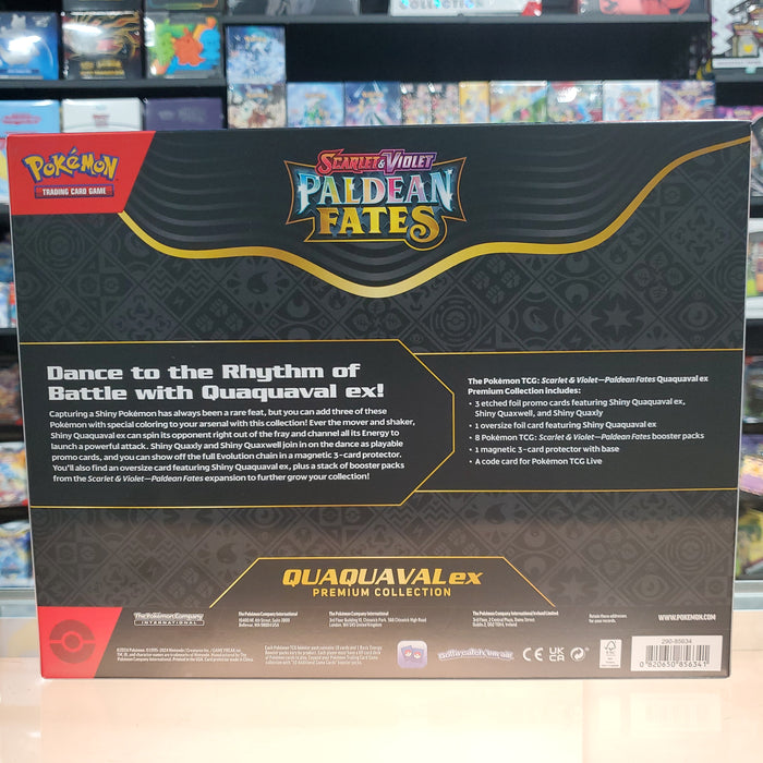 Pokémon TCG: Scarlet & Violet: Paldean Fates - Premium Collection (Quaquaval ex)