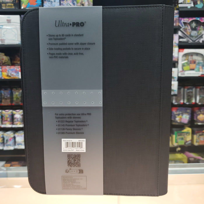Ultra-PRO: Toploader 4-Pocket Zippered Premium PRO-Binder