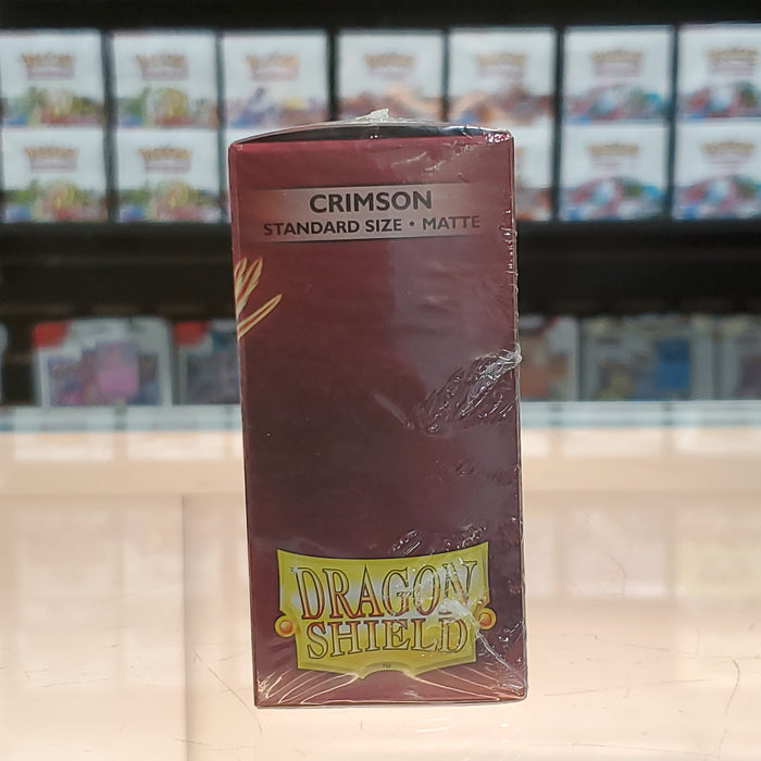 Dragon Shield Deck Protector - Matte Crimson 100 CT