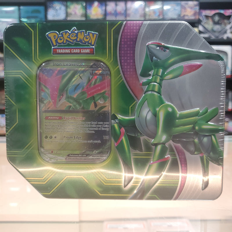 Pokémon TCG: Paradox Clash Tin (Iron Leaves ex)