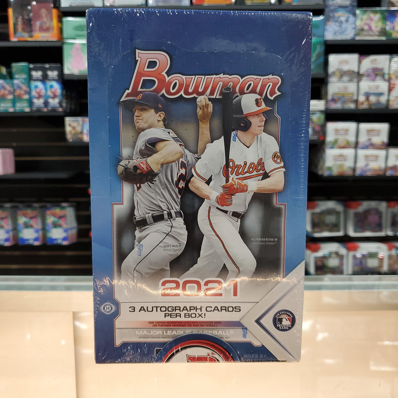 2021 Bowman Chrome Baseball Hobby Jumbo Box