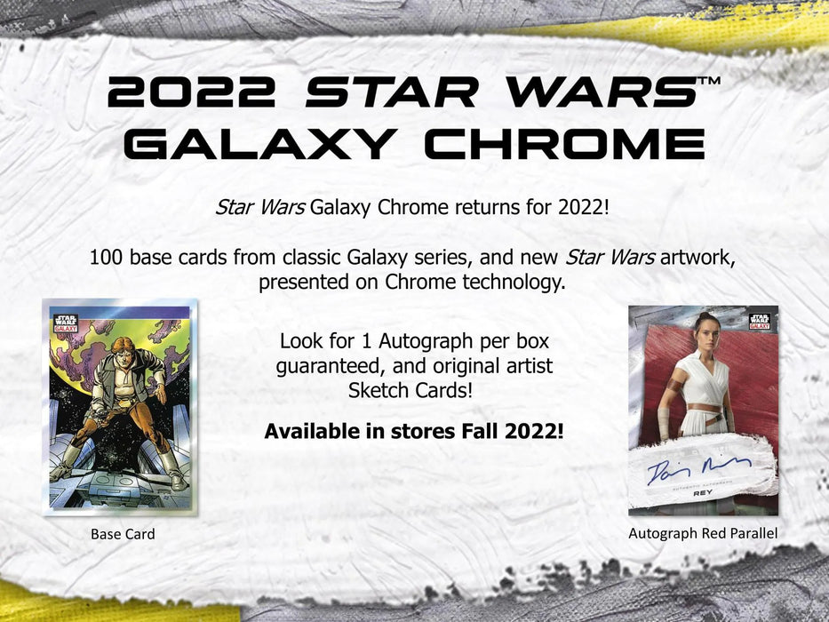 2022 Topps Star Wars Galaxy Chrome Hobby Box