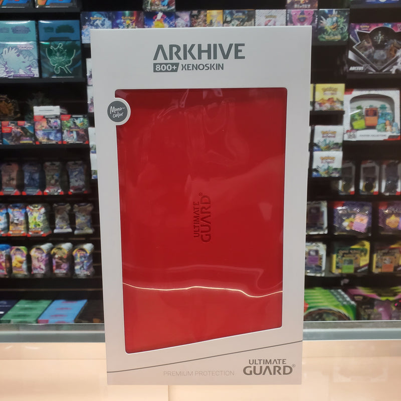 Ultimate Guard - Arkhive 800+ Xenoskin Deck Case Mono-Color Red