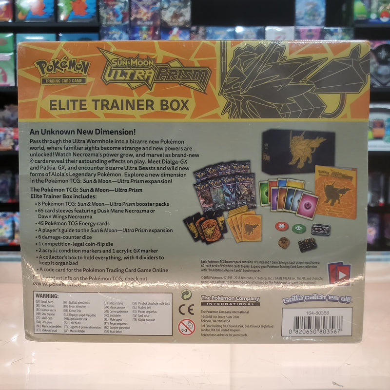 Pokémon TCG: Sun & Moon: Ultra Prism - Elite Trainer Box (Dusk Mane Necrozma)