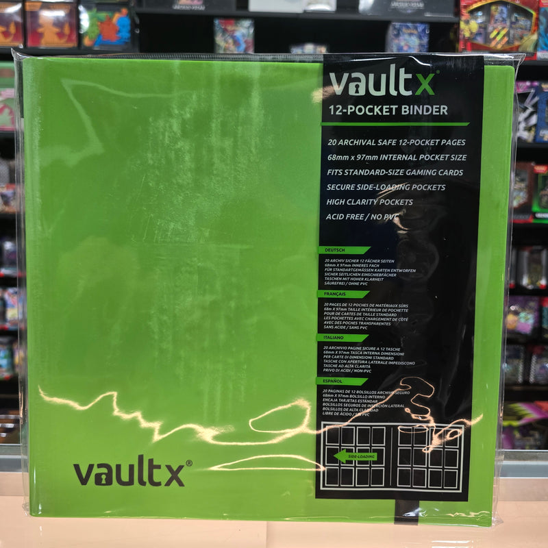 Vault X: 12-Pocket Binder (Green)