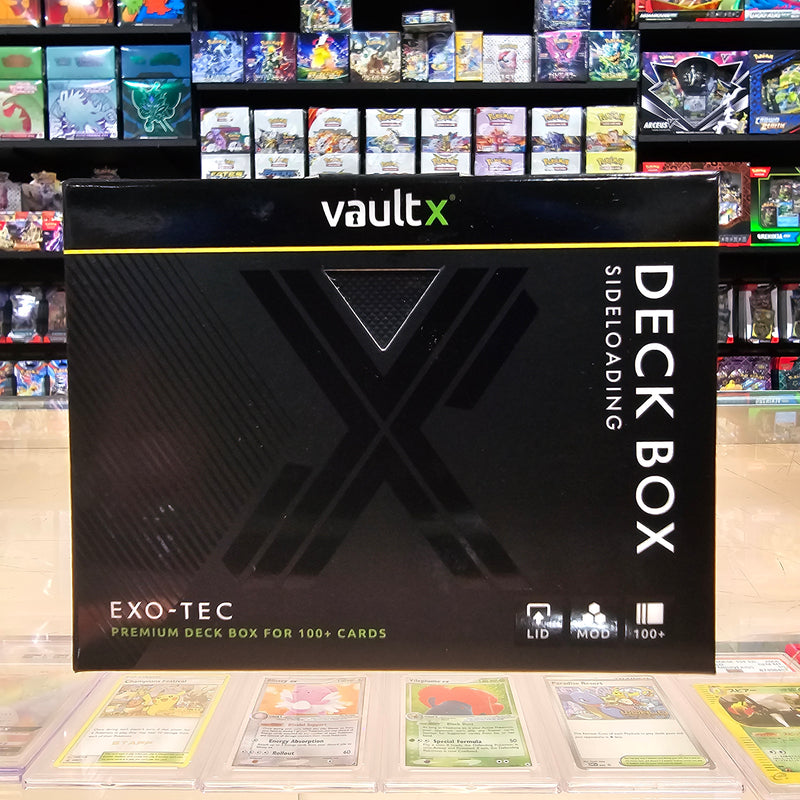 Vault X: Sideloading Deck Box 100+ CT (Black / Electric Yellow)