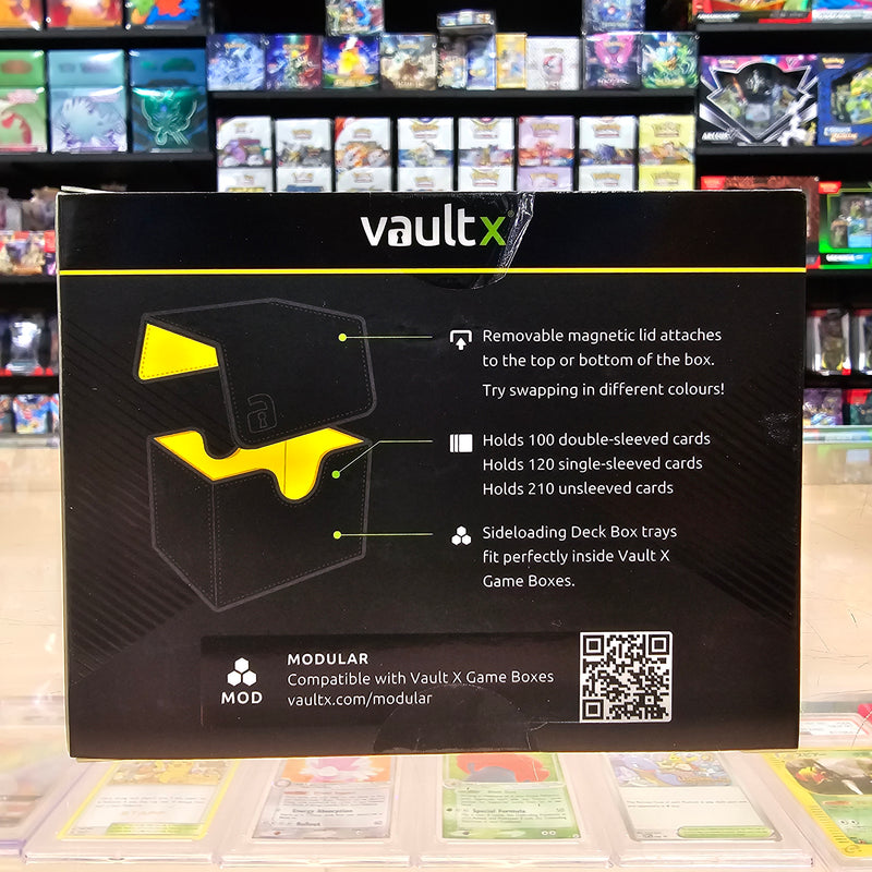 Vault X: Sideloading Deck Box 100+ CT (Black / Electric Yellow)