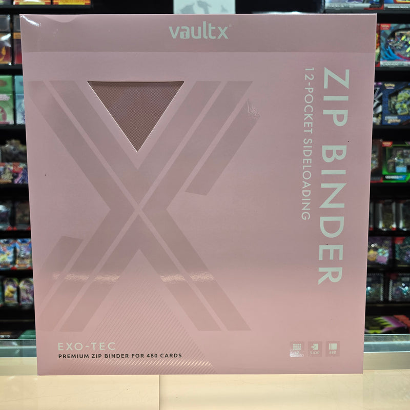 Vault X: 12-Pocket Zip Binder (Just Pink)