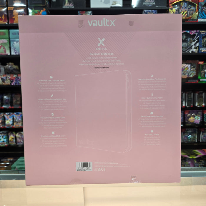 Vault X: 12-Pocket Zip Binder (Just Pink)