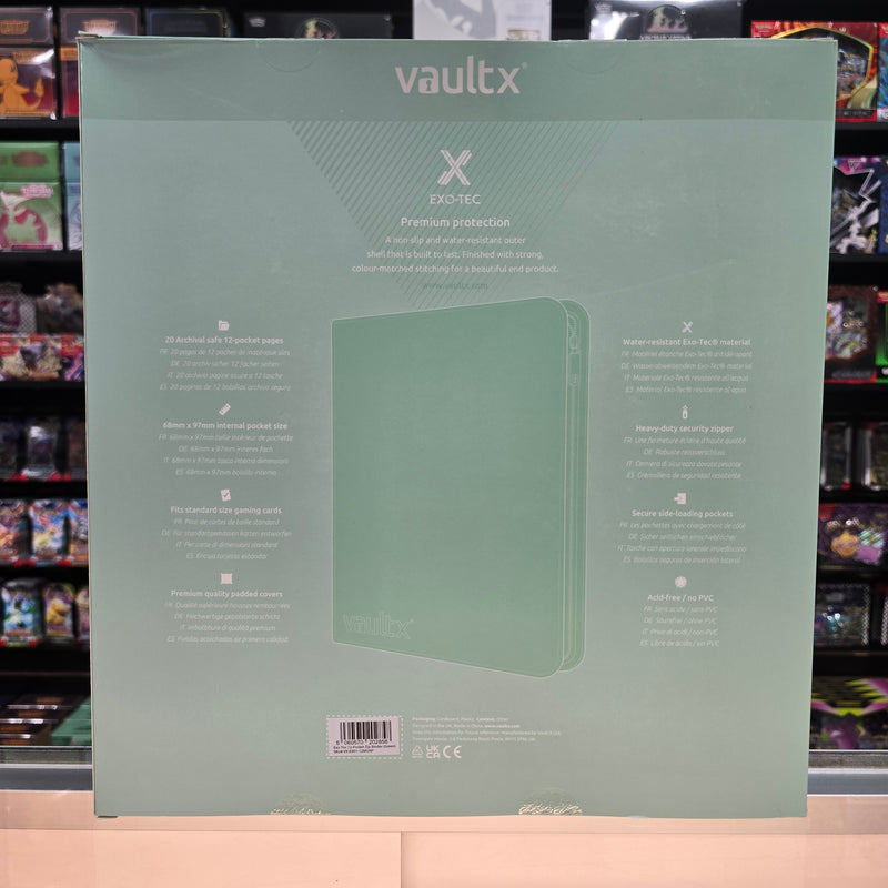 Vault X: 12-Pocket Zip Binder (Mint Green)