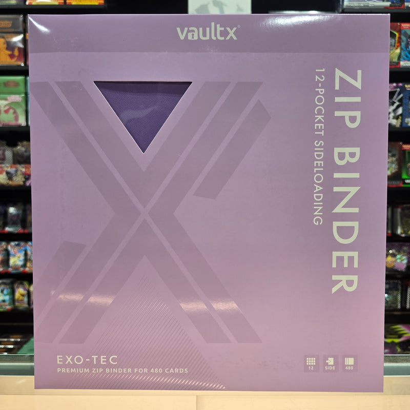 Vault X: 12-Pocket Zip Binder (Just Purple)