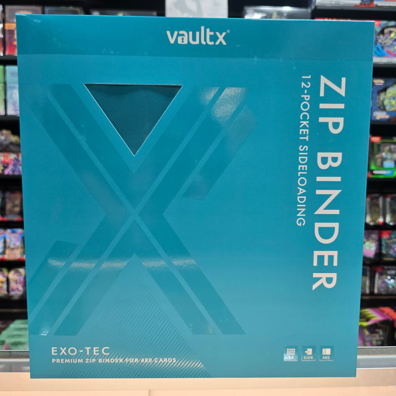 Vault X: 12-Pocket Zip Binder (Ocean Blue)