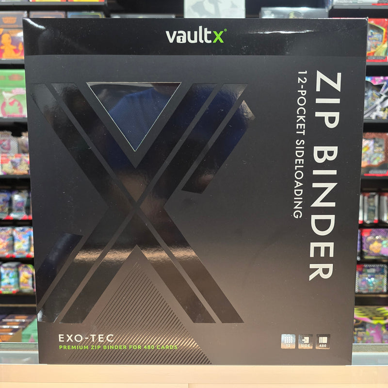 Vault X: 12-Pocket Zip Binder (Signature Black)