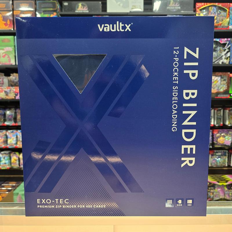 Vault X: 12-Pocket Zip Binder (Royal Blue)