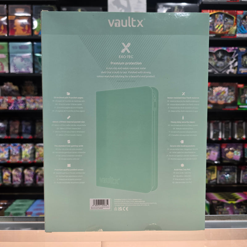 Vault X: 9-Pocket Zip Binder (Mint Green)