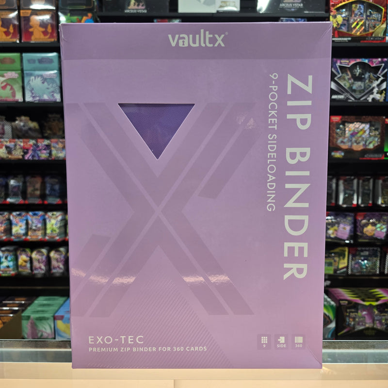 Vault X: 9-Pocket Zip Binder (Just Purple)