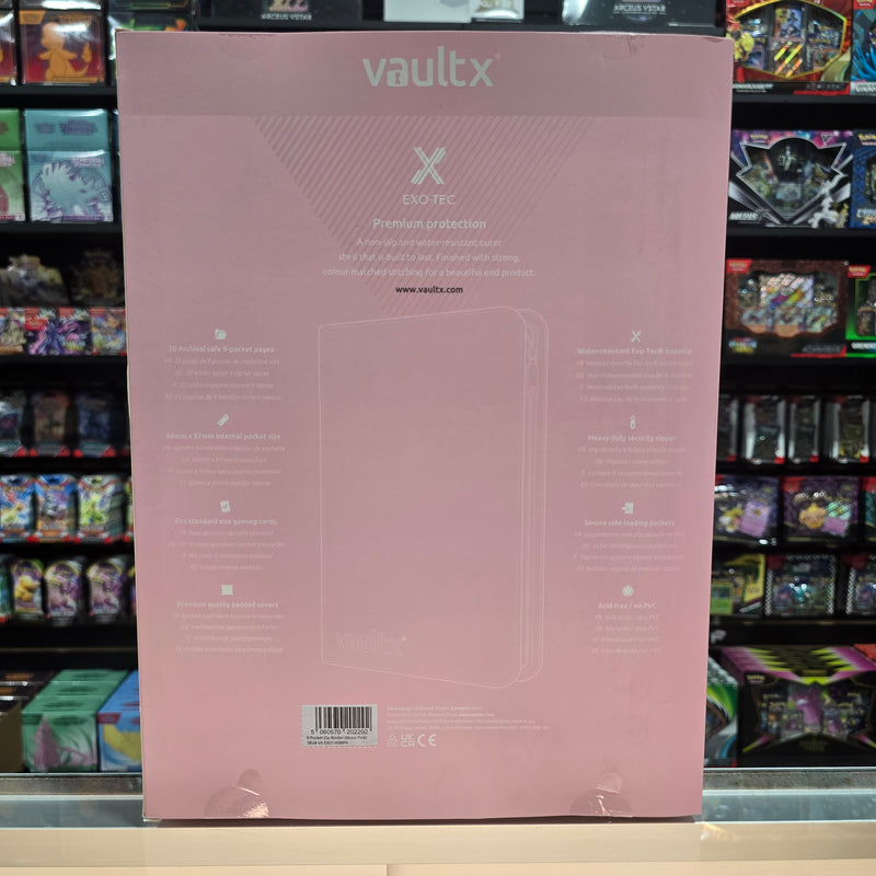 Vault X: 9-Pocket Zip Binder (Just Pink)