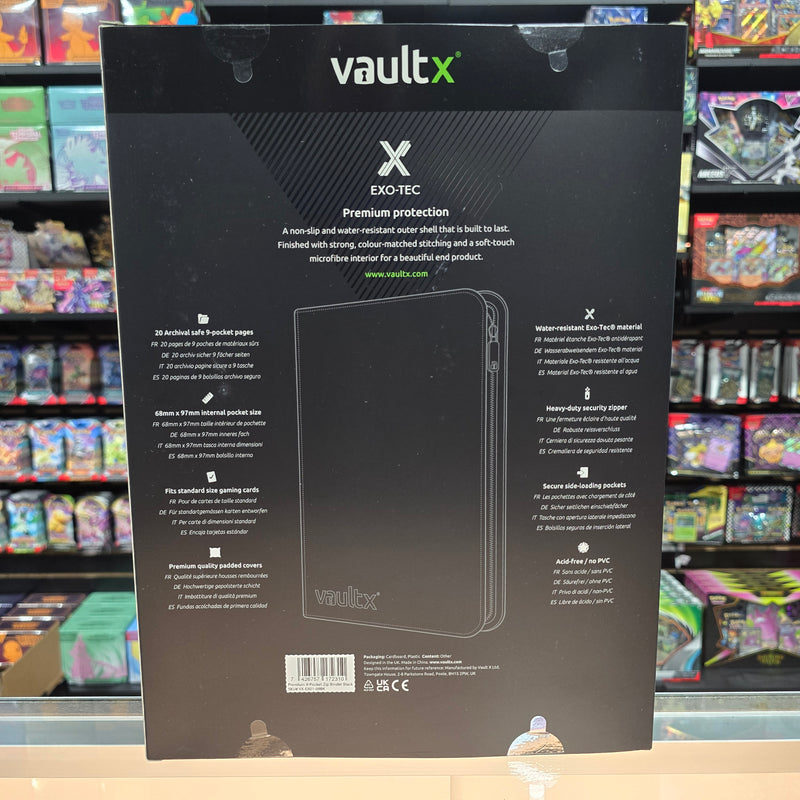 Vault X: 9-Pocket Zip Binder (Signature Black)