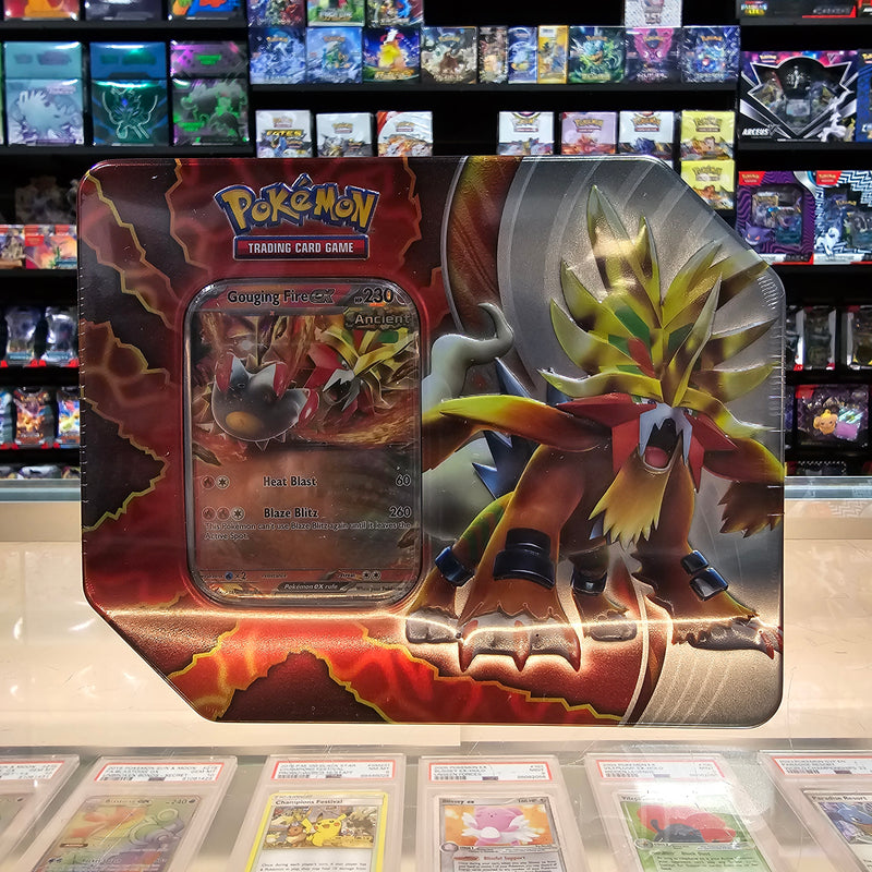 Pokémon TCG: Paradox Destinies Tin (Gouging Fire ex)