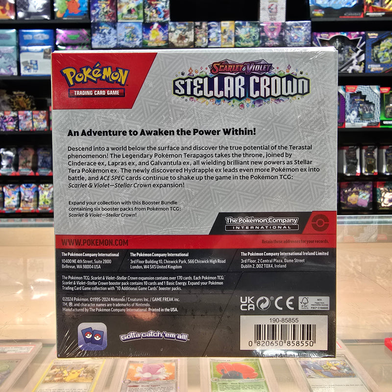 Pokémon TCG: Scarlet & Violet: Stellar Crown - Booster Bundle