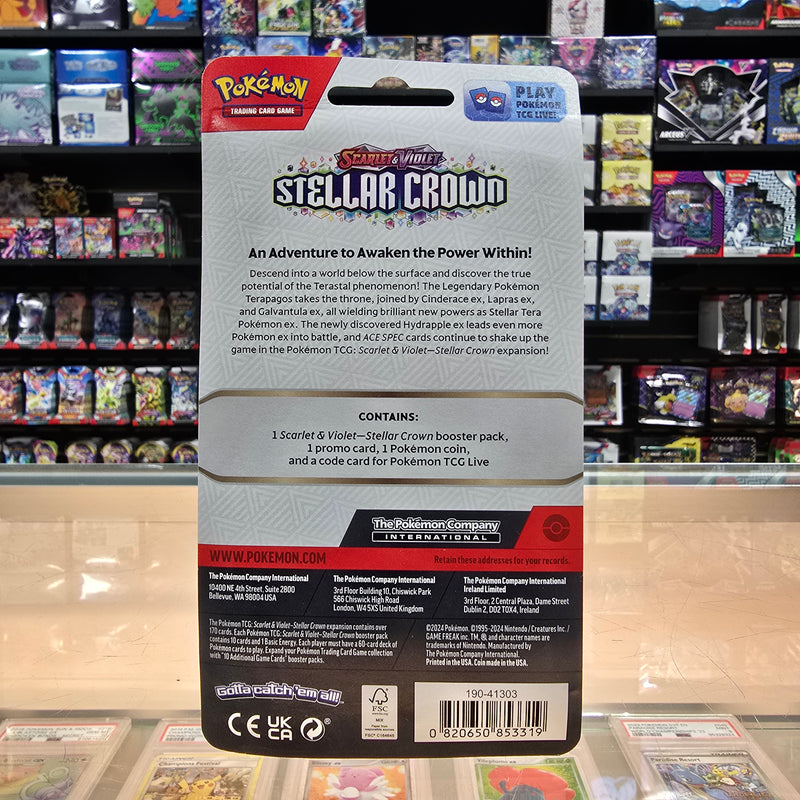 Pokémon TCG: Scarlet & Violet: Stellar Crown - Single Pack Blister (Porygon2)