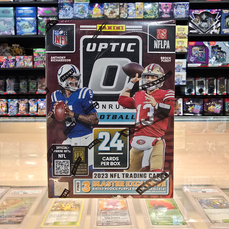 2023 Donruss Optic Football Hobby Blaster Box (Purple Shock Parallels)