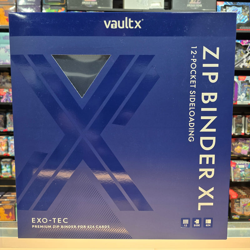 Vault X: 12-Pocket XL Zip Binder (Royal Blue)