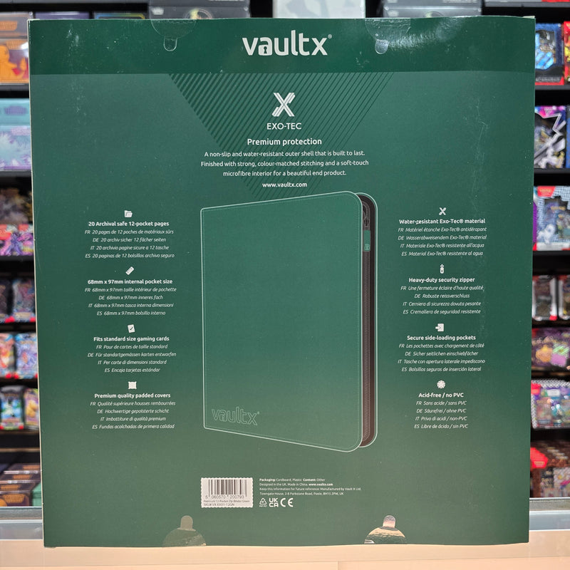 Vault X: 12-Pocket Zip Binder (Forest Green)