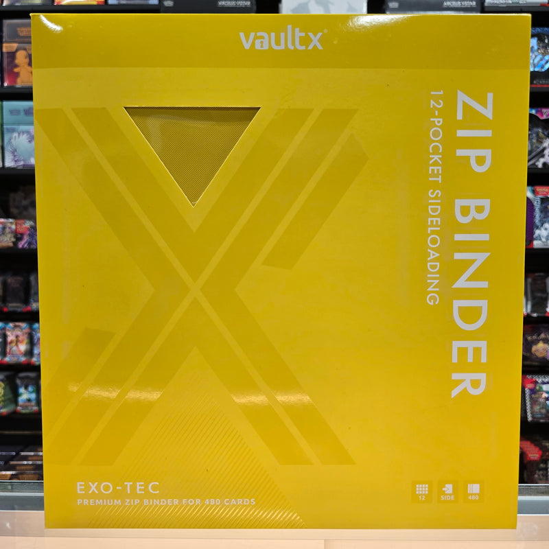 Vault X: 12-Pocket Zip Binder (Sunrise Yellow)