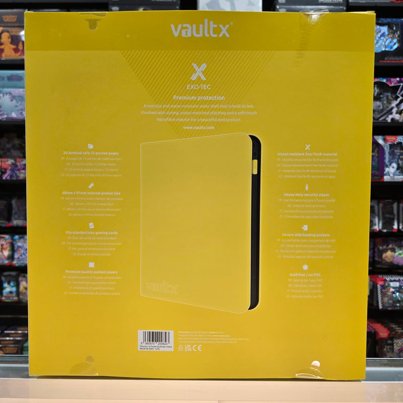 Vault X: 12-Pocket Zip Binder (Sunrise Yellow)