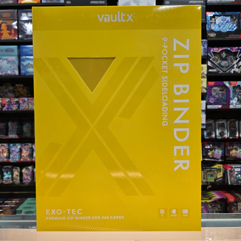 Vault X: 9-Pocket Zip Binder (Sunrise Yellow)