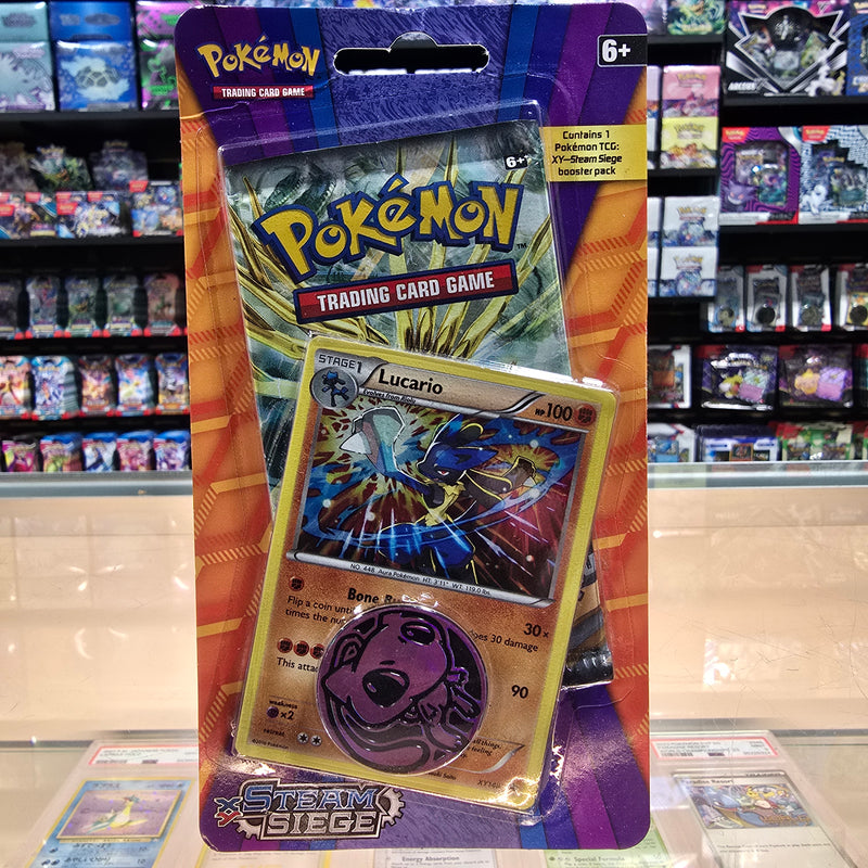 Pokémon TCG: XY: Steam Siege - Checklane Blister (Lucario)