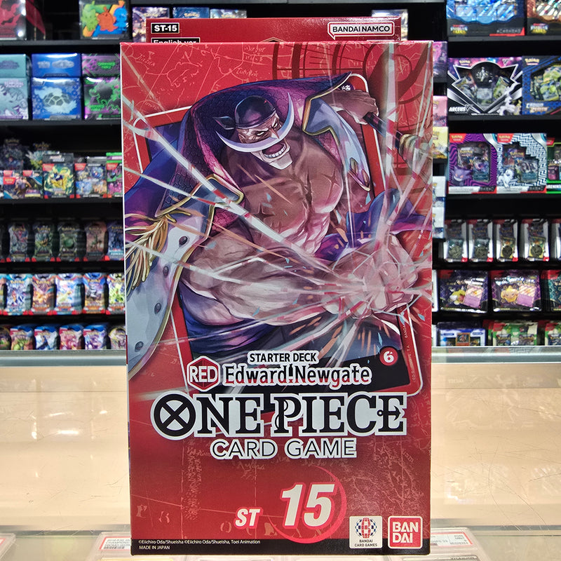 One Piece TCG: Edward.Newgate (Red) [ST-15] - Starter Deck (Limit 1)